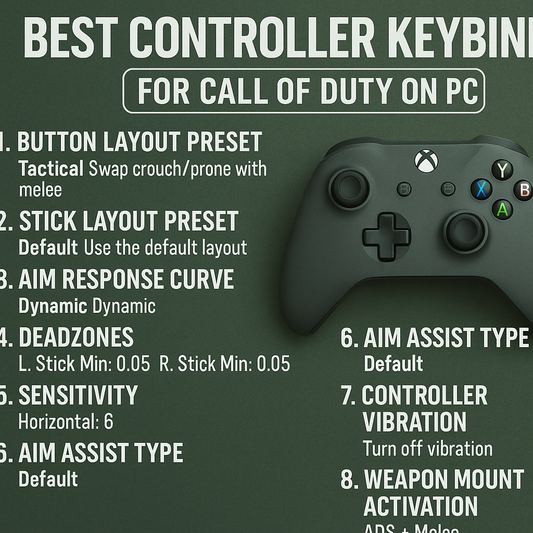 🎮 Best Controller Keybinds for Call of Duty on PC – Dominate Like a Pro