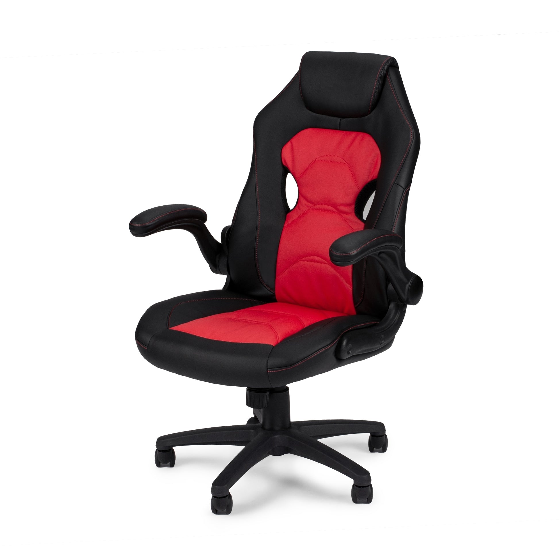 Poundex-Upholstered-Gaming-Chair