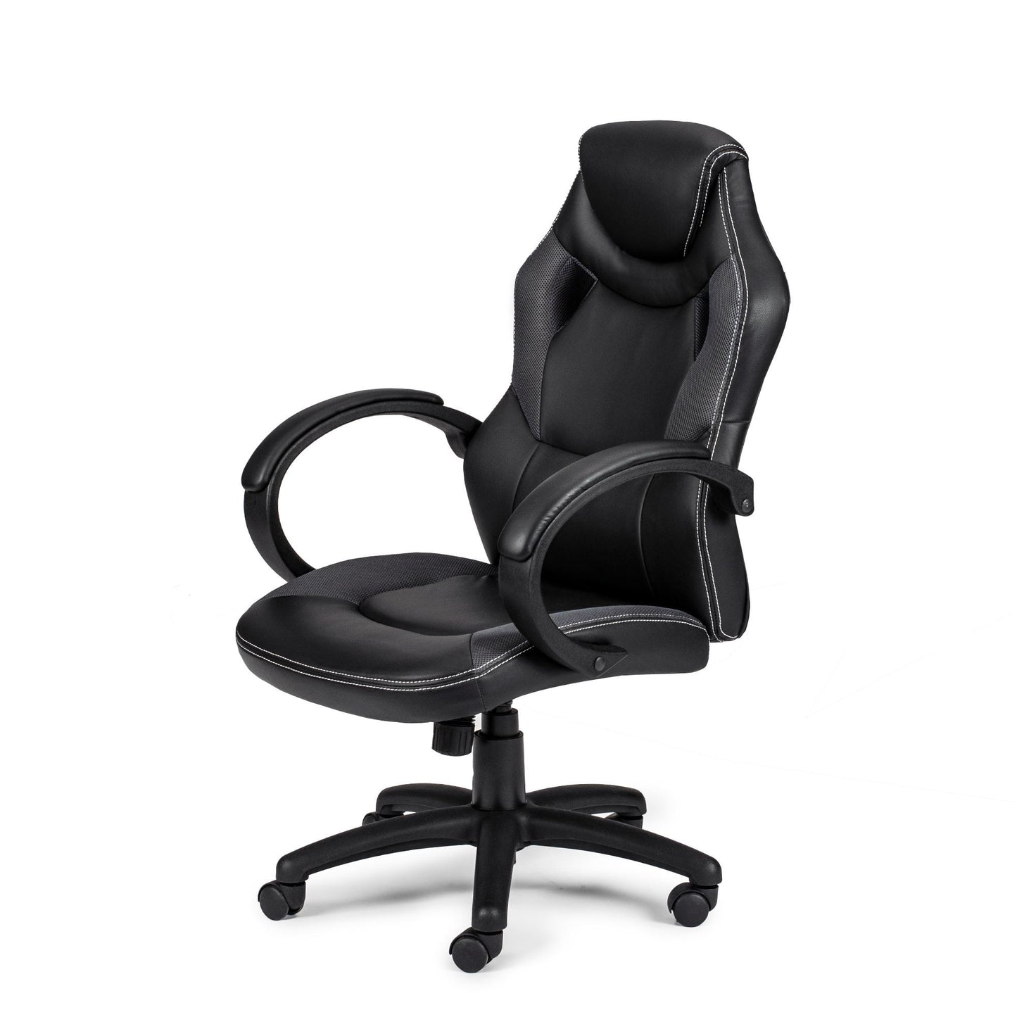 Poundex-Upholstered-Gaming-Chair
