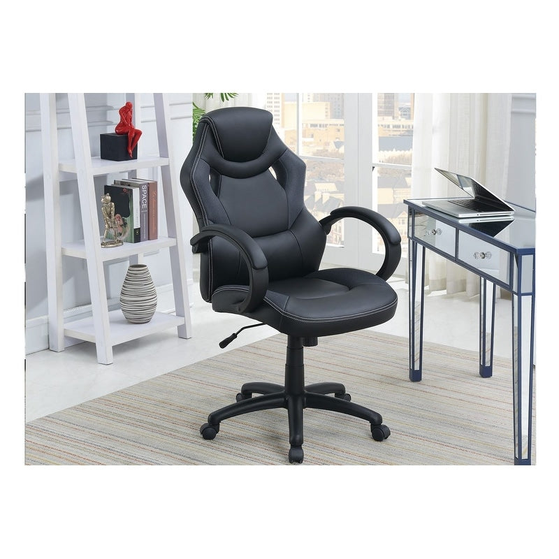 Poundex-Upholstered-Gaming-Chair